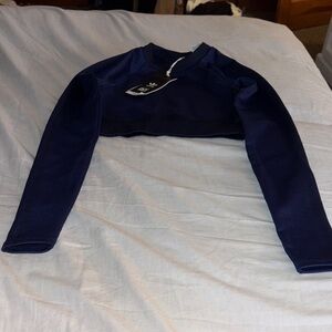 Adidas Women's Navy Crop Top